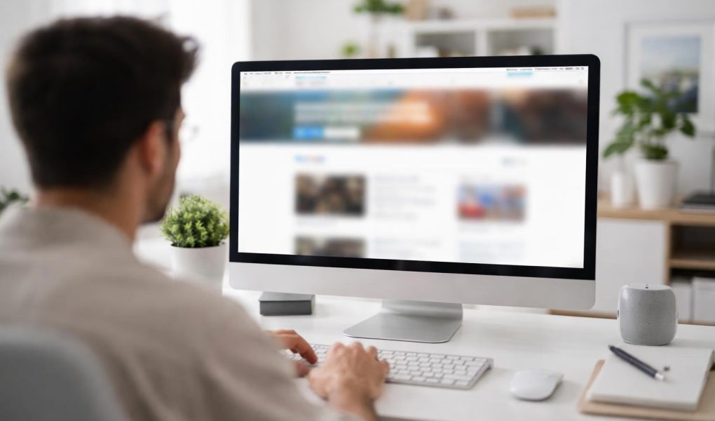 ecran-ordinateur-bureau-moderne-interface-floue