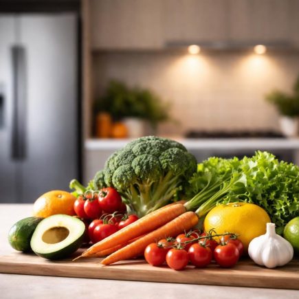 cuisine-moderne-fruits-legumes-plan-travail