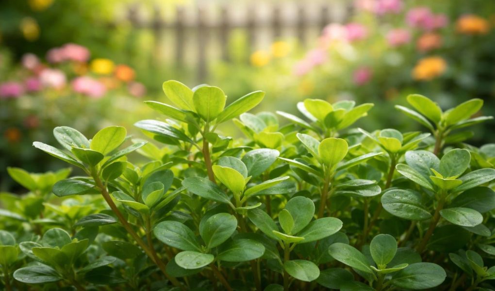 plantes-pourpier-feuilles-vertes-fleurs