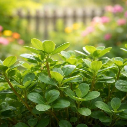 plantes-pourpier-feuilles-vertes-fleurs