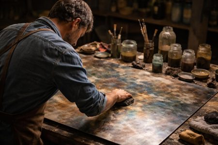 artisan-feuille-zinc-patines-naturelles