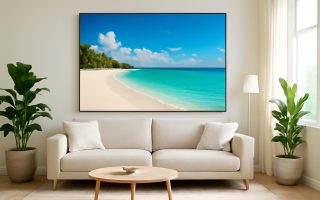Comment Décorer avec un Tableau Paysage Plage Paradisiaque ?