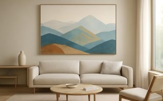 Comment Décorer avec un Tableau Montagne Moderne sans Faute de Goût