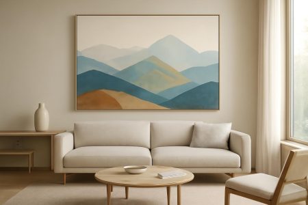 Comment Décorer avec un Tableau Montagne Moderne sans Faute de Goût