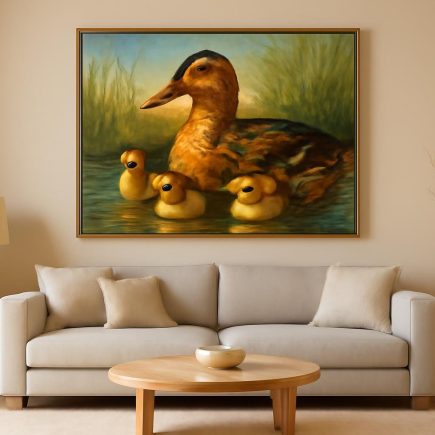 Comment Décorer avec un Tableau Canard Famille : Nos Idées Déco