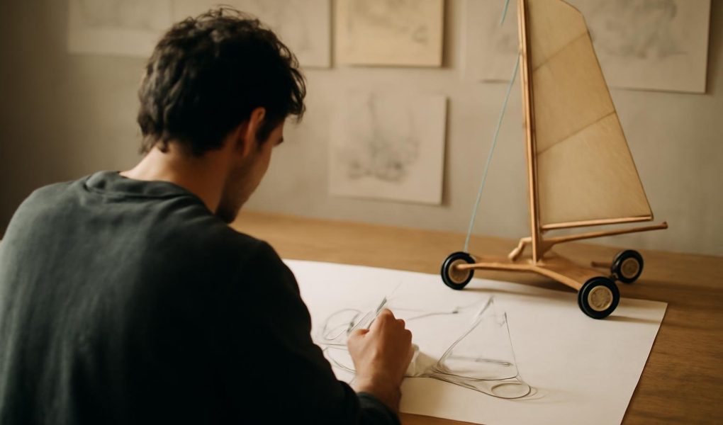 Comment Dessiner un Char à Voile : le Tutoriel Étape par Étape