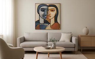 Comment Décorer avec un Tableau Couple Style Picasso ?