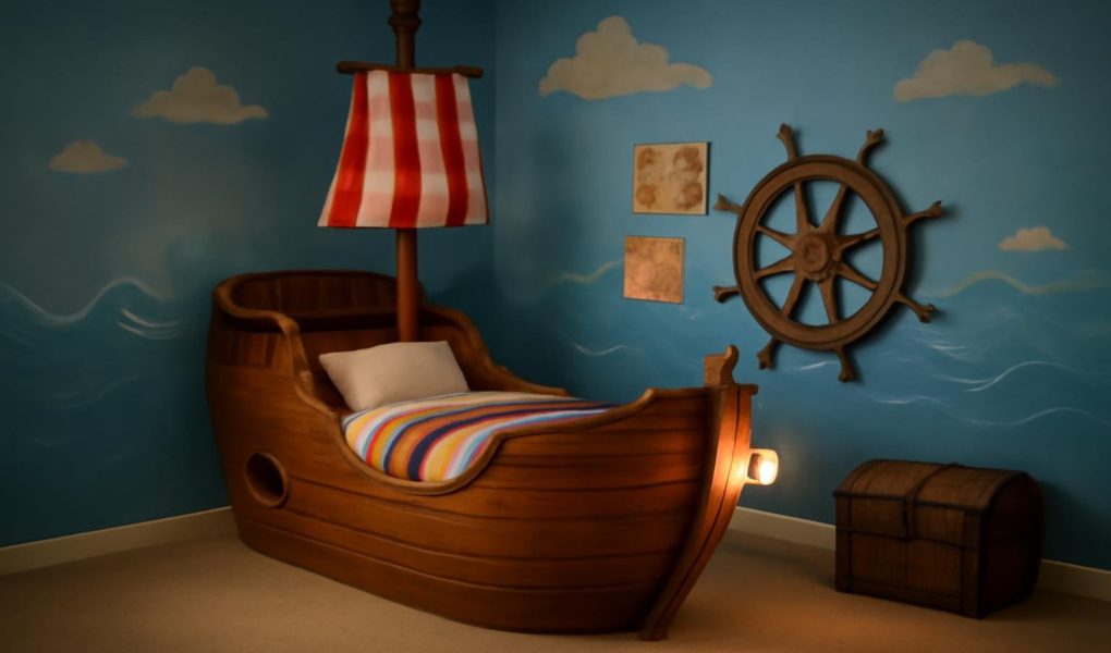 Comment Décorer une Chambre d'Enfant avec un Bateau Pirate : Idées