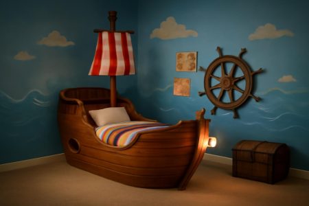 Comment Décorer une Chambre d'Enfant avec un Bateau Pirate : Idées