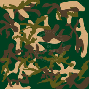 Tableau motif de camouflage militaire armée