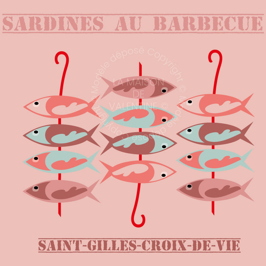tableau cuisine poisson sardine saint gilles croix de vie