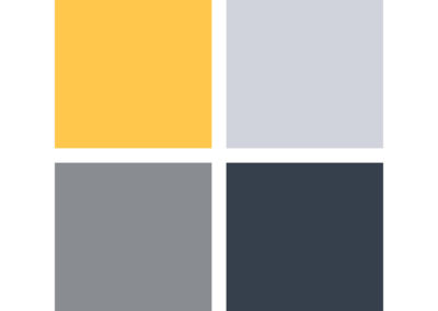 Palette034 : Du jaune et du gris couleur Pantone 2021