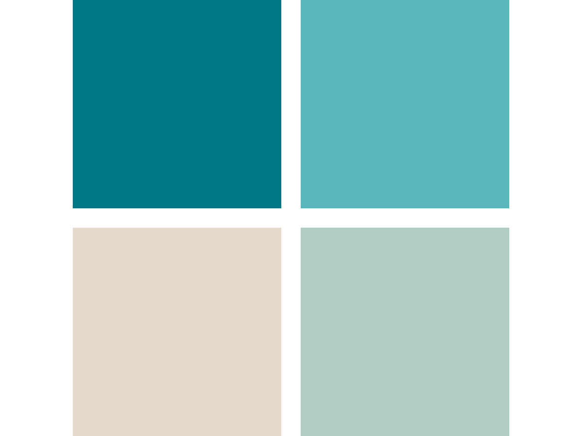 idée palette couleur bord de mer